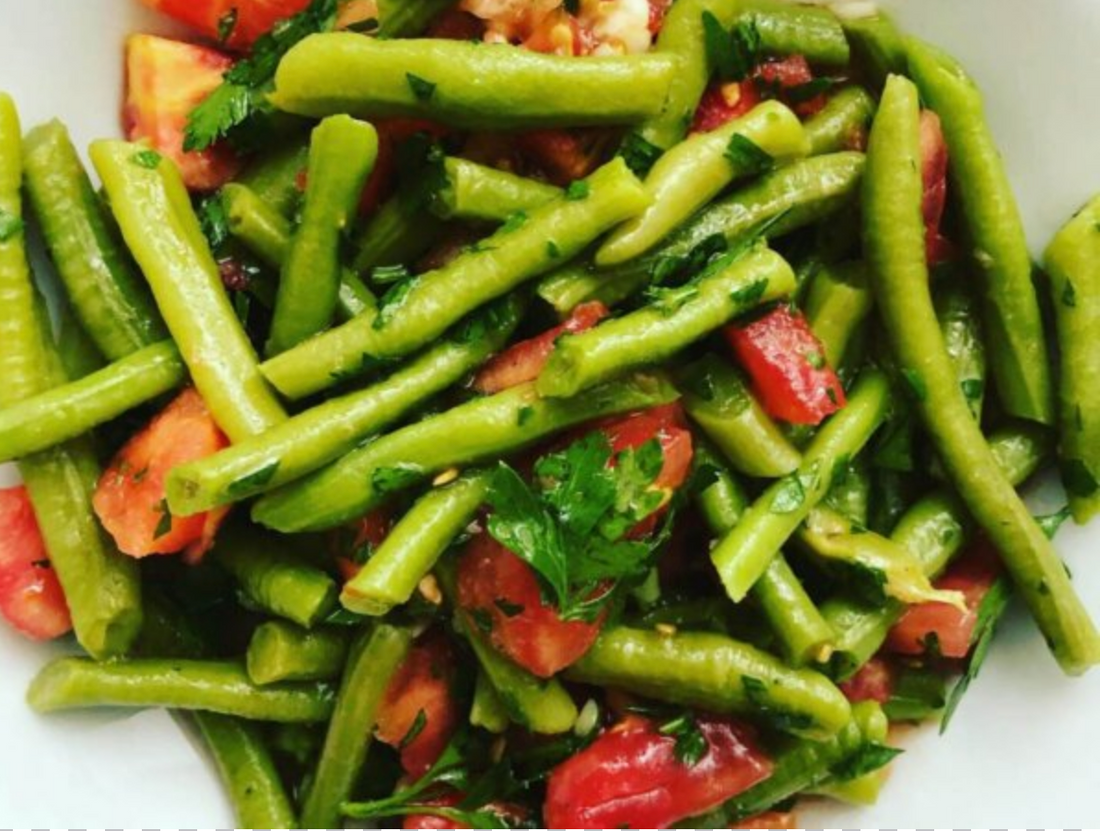 Turkish Green Bean & Tomato Salad | Fasulye